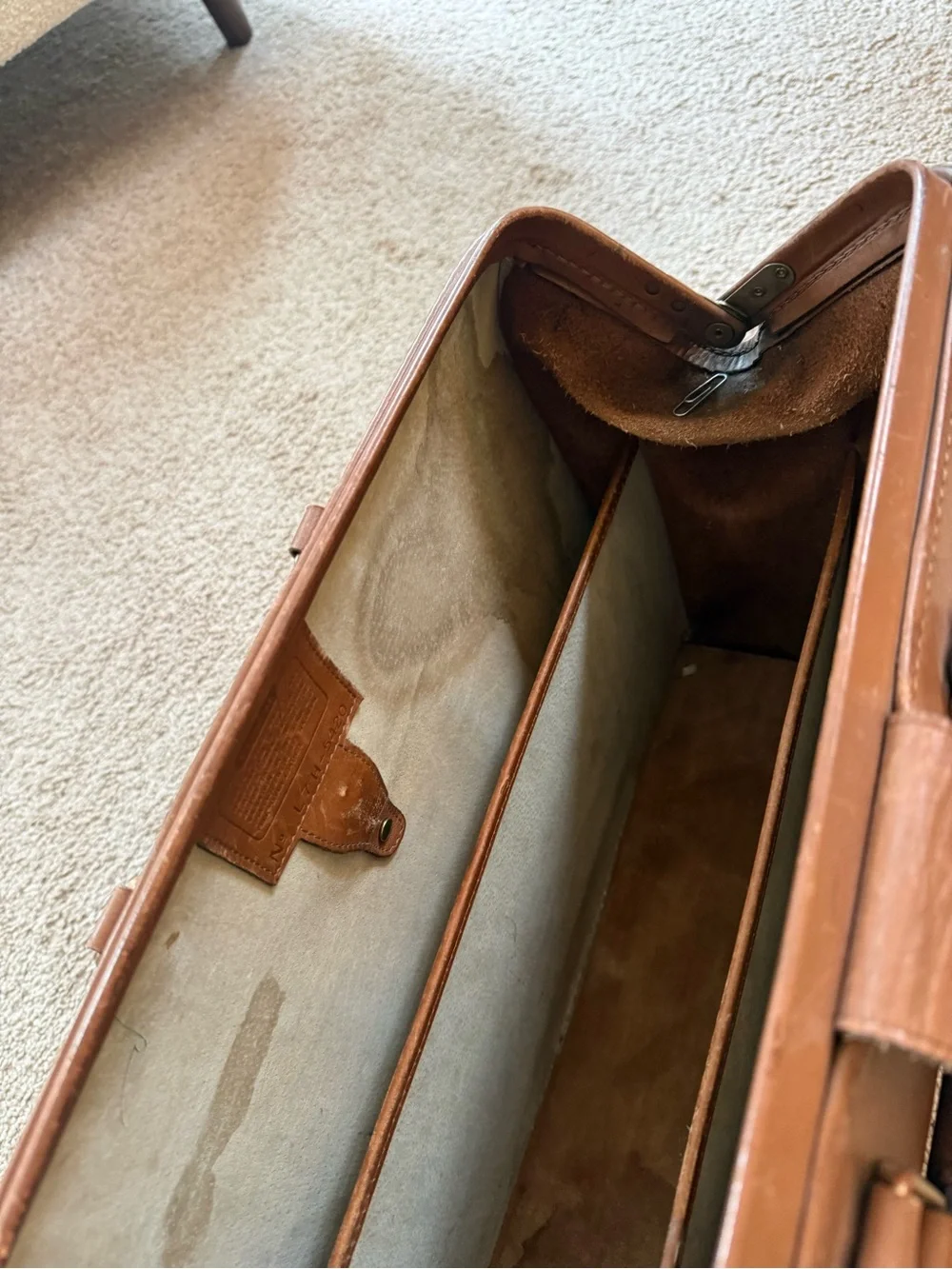 Vintage 1995 Coach Briefcase L7H-5420 | Tan Leather | USA Made